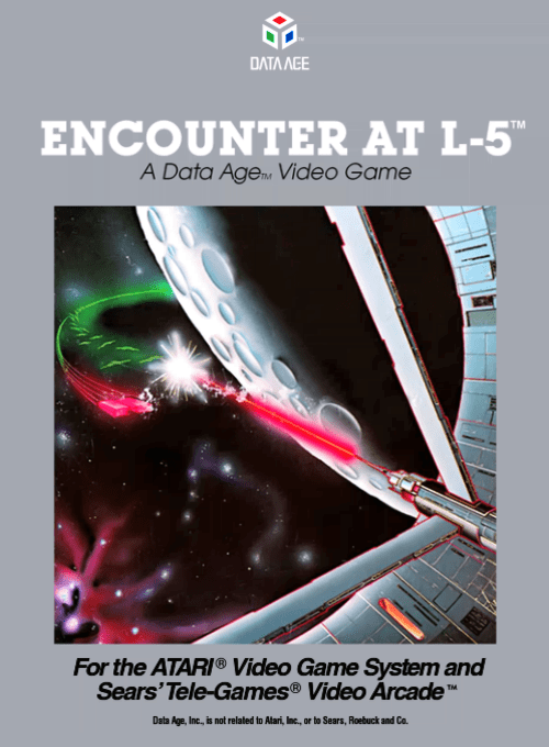 Encounter at L-5 box art for Atari 2600